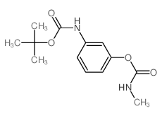 Carbanilic acid,m-hydroxy-, tert-butyl ester, methylcarbamate (ester) (8CI) Structure