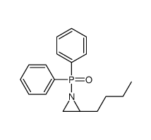 (2R)-2-butyl-1-diphenylphosphorylaziridine结构式
