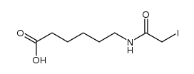 6-(2-iodo-acetylamino)-hexanoic acid结构式