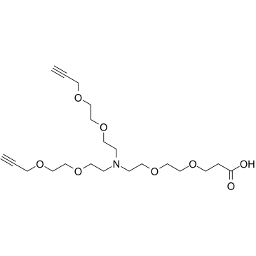 N-(PEG2-C2-acid)-N-bis(PEG2-propargyl)图片