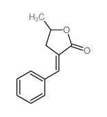 2(3H)-Furanone,dihydro-5-methyl-3-(phenylmethylene)-结构式