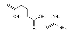 glutaric acid, compound with urea (1:1)结构式