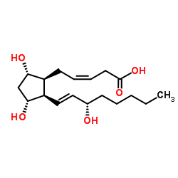 2,3-dinor-8-iso Prostaglandin F2α结构式