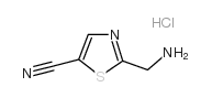 2-(aminomethyl)thiazole-5-carbonitrile hydrochloride Structure