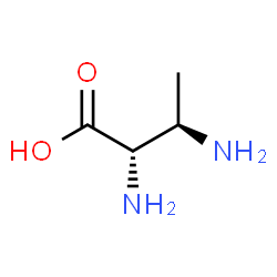 (2S,3R)-2,3-Diaminobutanoic acid Structure