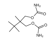Dicarbamic acid 2-tert-butyl-2-methyltrimethylene ester Structure