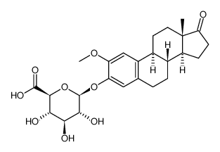 2-methoxyestrone 3-glucosiduronic acid Structure