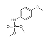 N-dimethoxyphosphoryl-4-methoxyaniline结构式