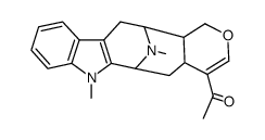 1α,3α-[Methylene(5-acetyl-3,4-dihydro-2H-pyran-4β,3β-diyl)]-2,9-dimethyl-1,2,3,4-tetrahydro-β-carboline picture