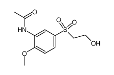 N-[5-[(2-Hydroxyethyl)sulfonyl]-2-methoxyphenyl]acetamide structure