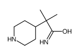 2-Methyl-2-(piperidin-4-yl)propanamide Structure