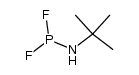 t-butylaminodifluorophosphine Structure