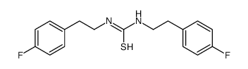 1,3-bis[2-(4-fluorophenyl)ethyl]thiourea结构式