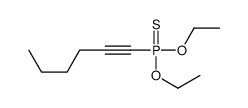 diethoxy-hex-1-ynyl-sulfanylidene-λ5-phosphane Structure
