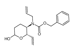 benzyl allyl((2S,3R)-6-hydroxy-2-vinyltetrahydro-2H-pyran-3-yl)carbamate Structure