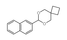 6,8-Dioxaspiro[3.5]nonane,7-(2-naphthalenyl)- Structure