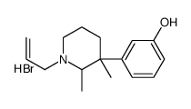 3-(2,3-dimethyl-1-prop-2-enylpiperidin-3-yl)phenol,hydrobromide结构式