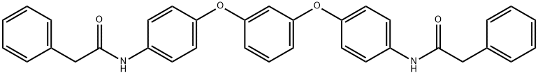 2-Phenyl-N-{4-[3-(4-phenylacetylamino-phenoxy)-phenoxy]-phenyl}-acetamide Structure