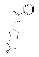 2-acetoxy-4-benzoyloxymethylterahydrofuran Structure