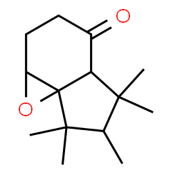 7,7a-epoxytetrahydro-1,1,2,3,3-pentamethylindan-4(3aH)-one Structure