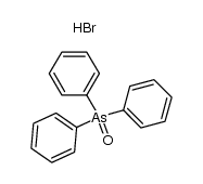 triphenyl-arsine oxide, hydrobromide Structure