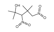 2,4,4-trimethyl-3,5-dinitro-pentan-2-ol结构式
