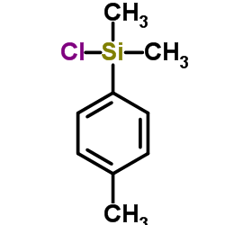 Chloro(dimethyl)(4-methylphenyl)silane Structure