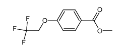 methyl 4-(2,2,2-trifluoroethoxy)-benzoate结构式