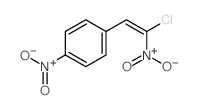 Benzene,1-(2-chloro-2-nitroethenyl)-4-nitro-结构式