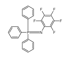 (2,3,4,5,6-pentafluorophenyl)imino-triphenyl-λ5-phosphane结构式