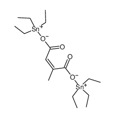 Bis(triethylstannyl)citraconat结构式