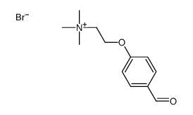 2-(4-formylphenoxy)ethyl-trimethylazanium,bromide结构式