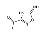 1-(5-amino-1,2,4-oxadiazol-3-yl)ethanone Structure