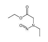 ethyl 2-[ethyl(nitroso)amino]acetate Structure