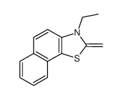 3-ethyl-2-methylene-2,3-dihydro-naphtho[2,1-d]thiazole结构式