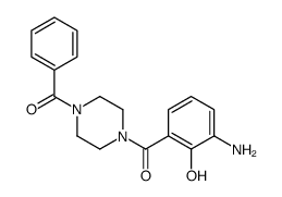 [4-(3-amino-2-hydroxybenzoyl)piperazin-1-yl]-phenylmethanone结构式