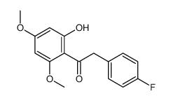 2-(4-Fluorophenyl)-1-(2-hydroxy-4,6-dimethoxyphenyl)ethanone Structure