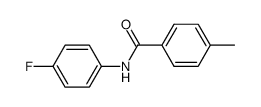 N-(4-fluorophenyl)-4-methylbenzamide structure