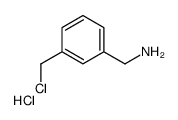 [3-(chloromethyl)phenyl]methanamine,hydrochloride Structure