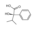 α-hydroxy-α-phenyl-β-methylbutanoic acid结构式