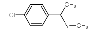 N-[1-(4-chlorophenyl)ethyl]-N-methylamine structure