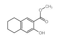 methyl 3-hydroxytetralin-2-carboxylate结构式