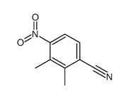 2,3-二甲基-4-硝基苯甲腈结构式