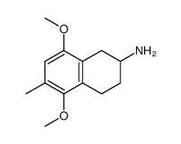 5,8-dimethoxy-6-methyl-1,2,3,4-tetrahydronaphthalen-2-amine Structure