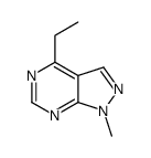 4-ethyl-1-methylpyrazolo[3,4-d]pyrimidine结构式
