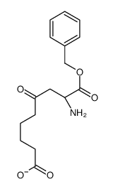 (8S)-8-amino-6,9-dioxo-9-phenylmethoxynonanoate结构式