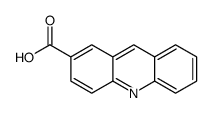 Acridine-2-carboxylic acid Structure