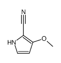 3-methoxy-1H-pyrrole-2-carbonitrile结构式