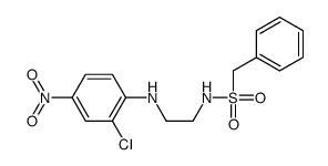 N-[2-(2-chloro-4-nitroanilino)ethyl]-1-phenylmethanesulfonamide结构式