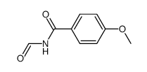 N-formyl-(4-methoxy)benzamide结构式